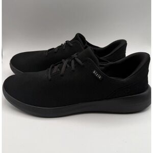 Kizik Madrid Eco Knit Men's Shoes Sz 13 Black Hands Free Sneakers DMADBK02